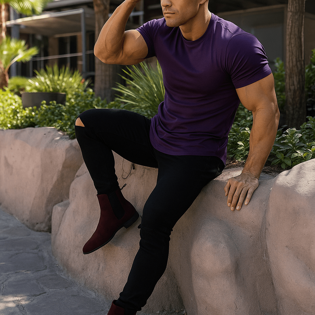 Muscle Fit Workout T-Shirt – High - Quality Cotton Athleisure TeeAzizaK