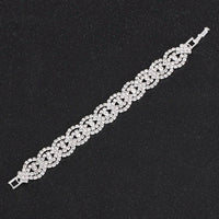 Necklace Earrings Bracelet Silver ColorAzizaK