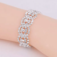 Necklace Earrings Bracelet Silver ColorAzizaK