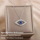 Necklace with Turkish eye pendant in stainless steel gold colorAzizaK