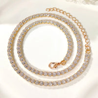 New Cursive Letters Cubic Zirconia Chain Intial Name Necklace Hip Hop Jewelry Gold Silver Color CZ 26 Alphabet Pendant NecklacesAzizaK