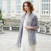 New embroidered lace shawlAzizaK