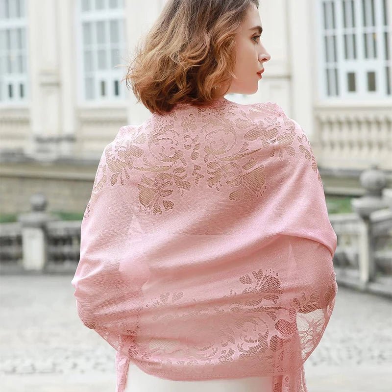 New embroidered lace shawlAzizaK