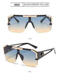 New large frame lion head one - piece sunglassesAzizaK