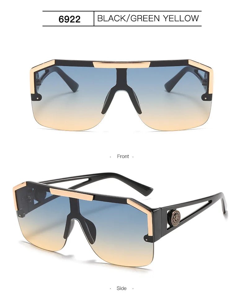 New large frame lion head one - piece sunglassesAzizaK