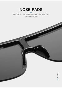 New large frame lion head one - piece sunglassesAzizaK