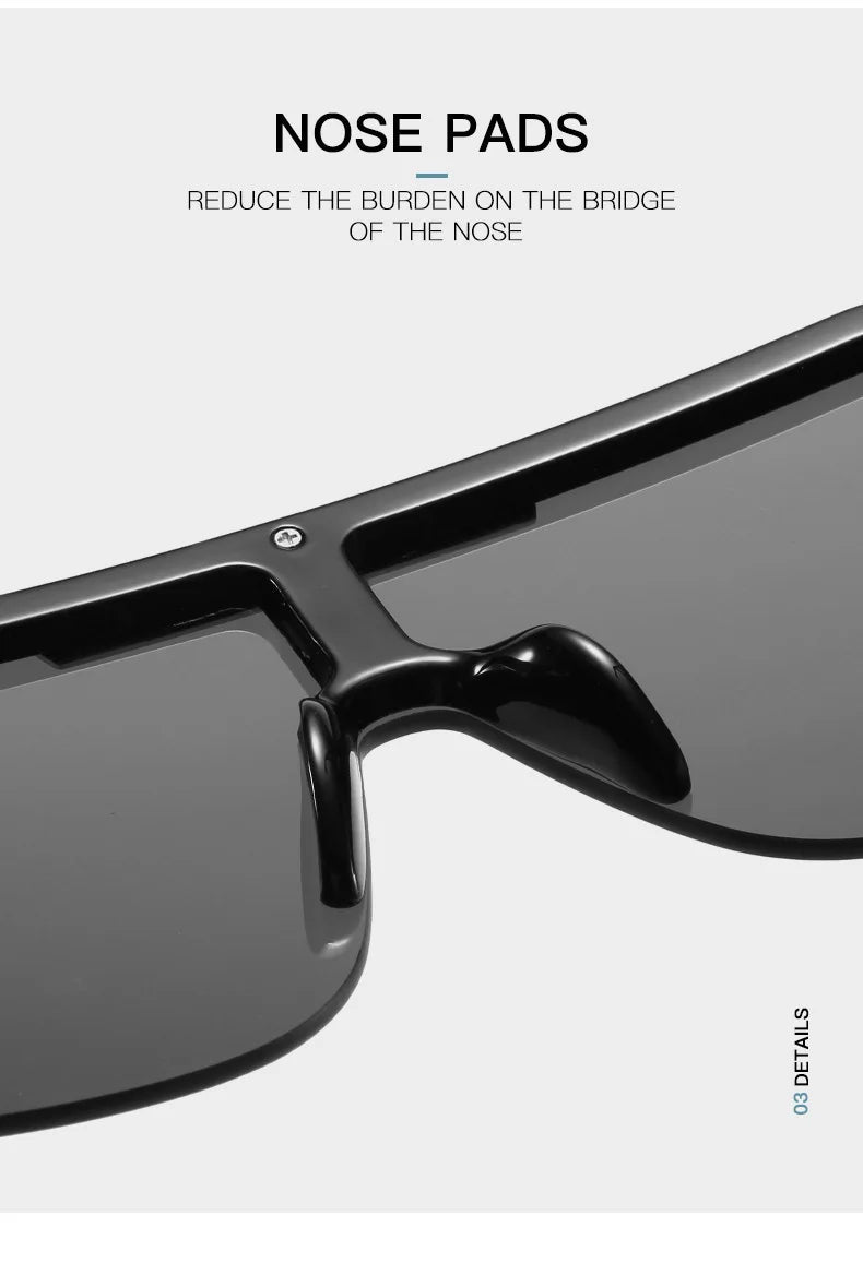 New large frame lion head one - piece sunglassesAzizaK