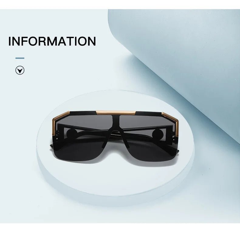 New large frame lion head one - piece sunglassesAzizaK
