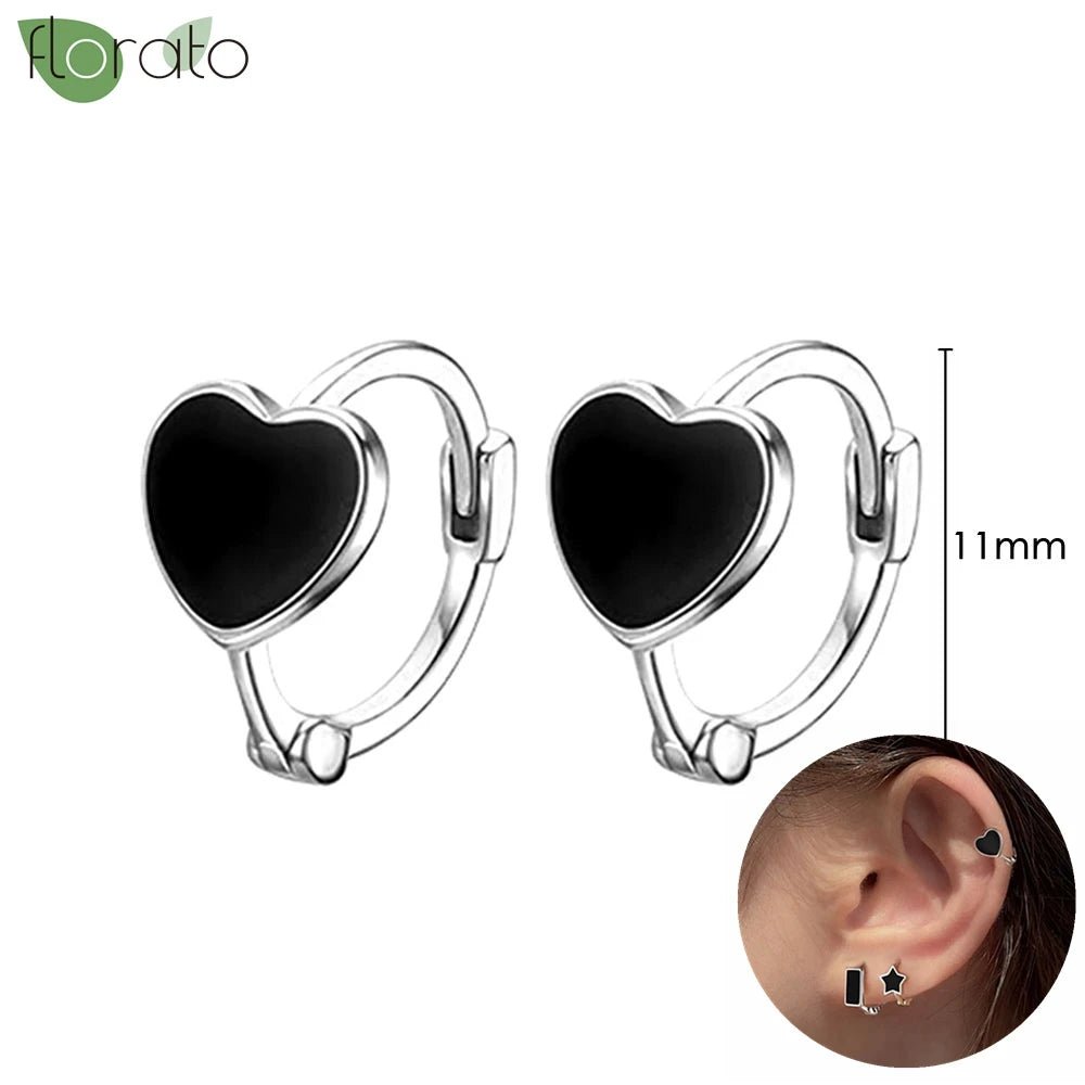 New round 925 Sterling Silver earringsAzizaK