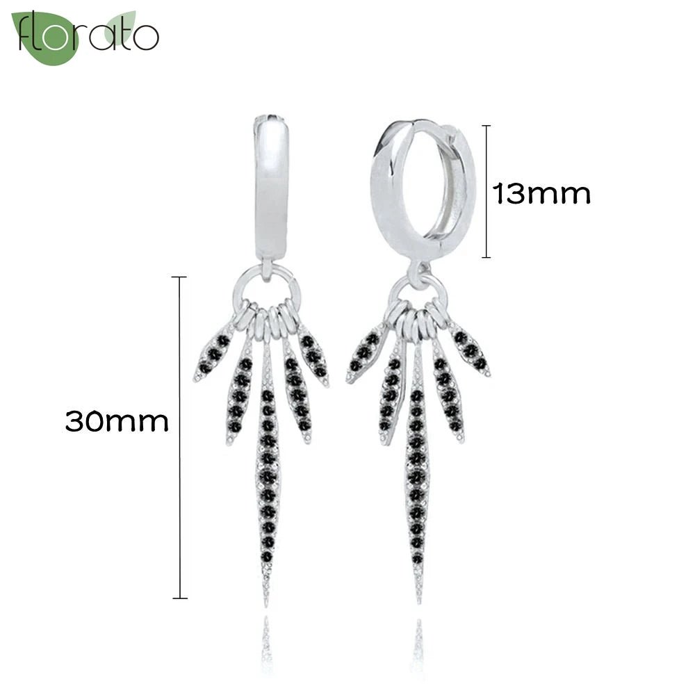 New round 925 Sterling Silver earringsAzizaK