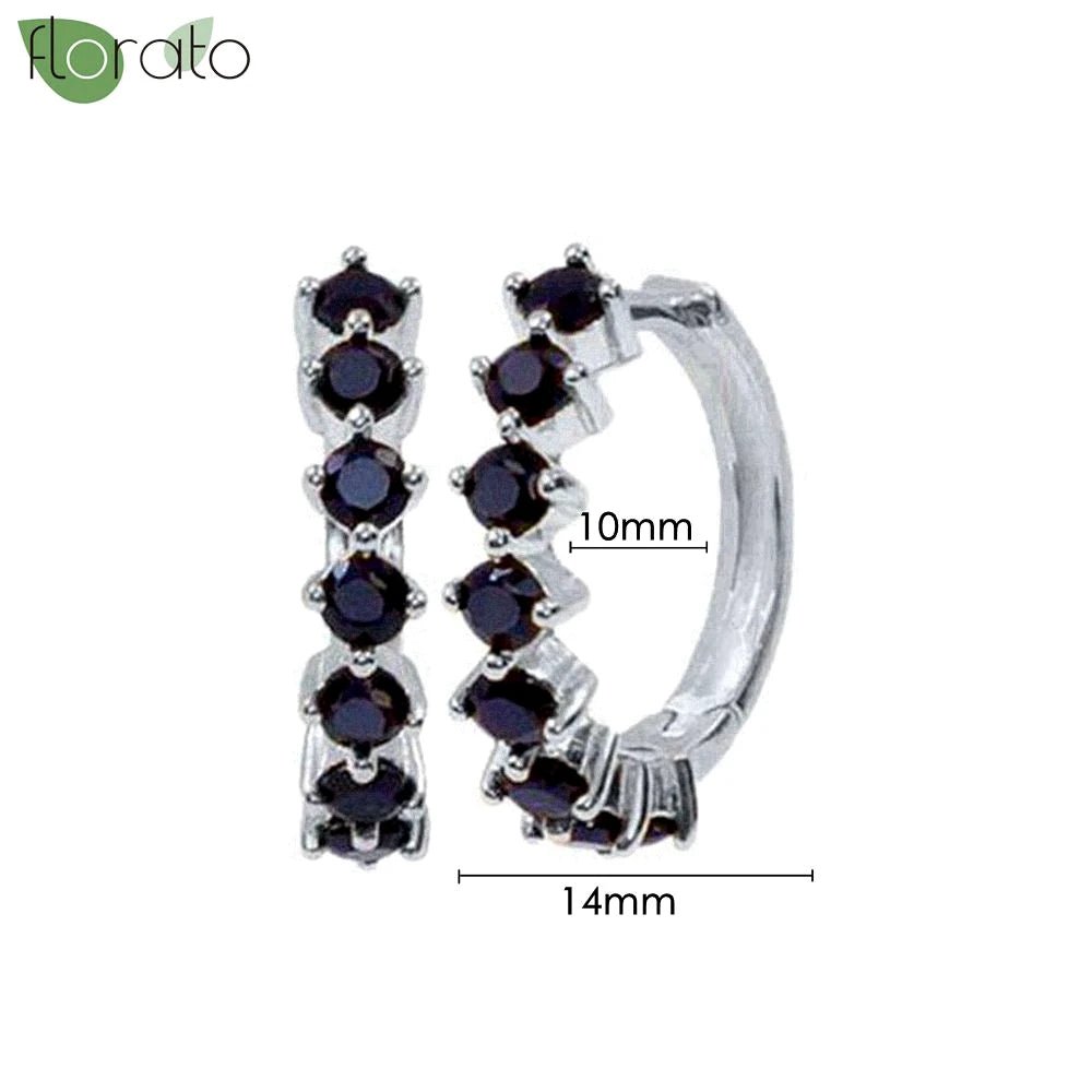 New round 925 Sterling Silver earringsAzizaK