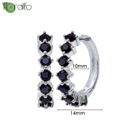 New round 925 Sterling Silver earringsAzizaK