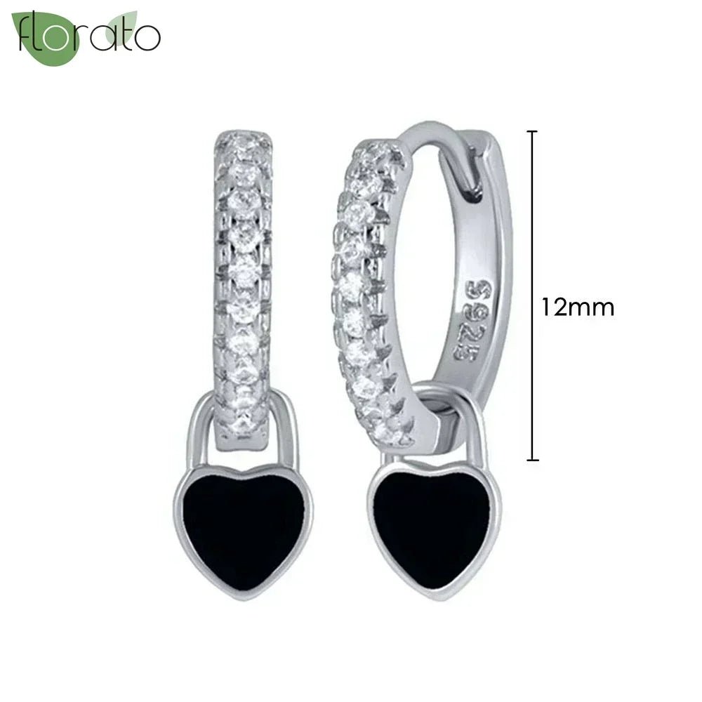 New round 925 Sterling Silver earringsAzizaK