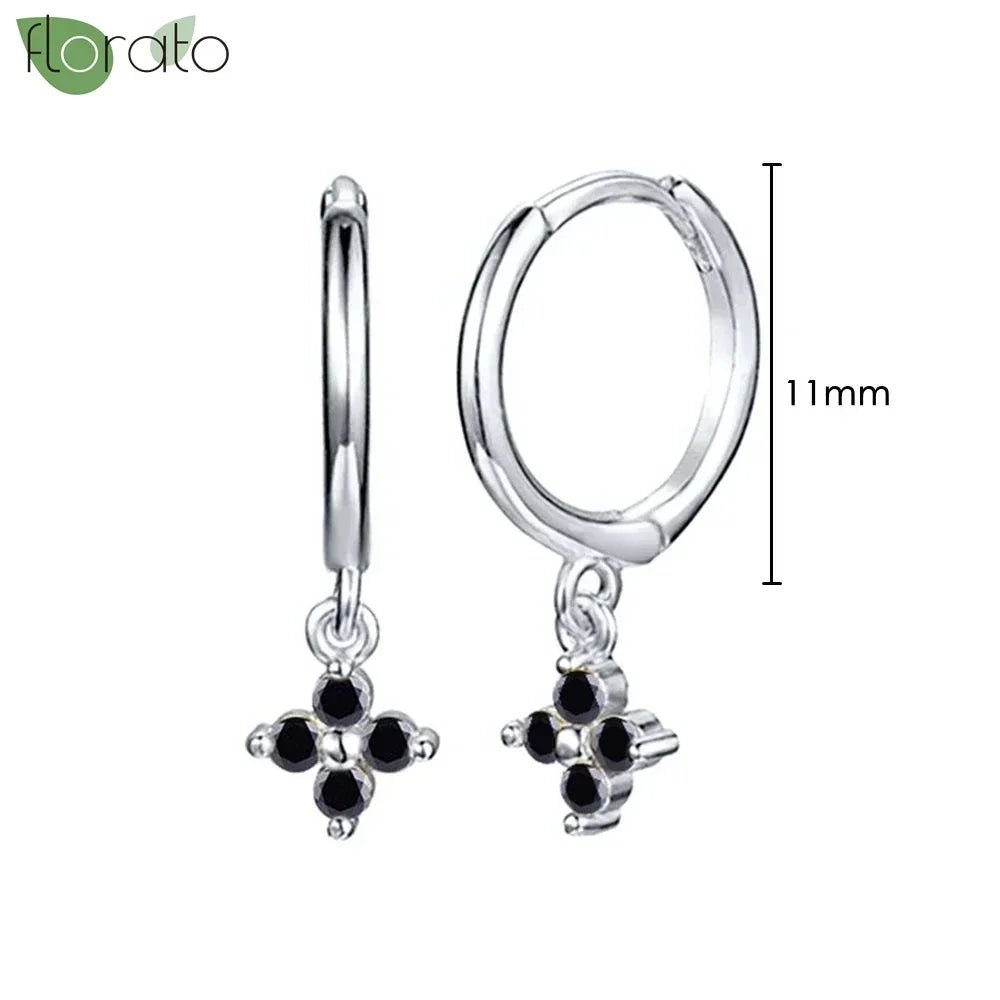 New round 925 Sterling Silver earringsAzizaK