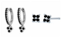 New round 925 Sterling Silver earringsAzizaK