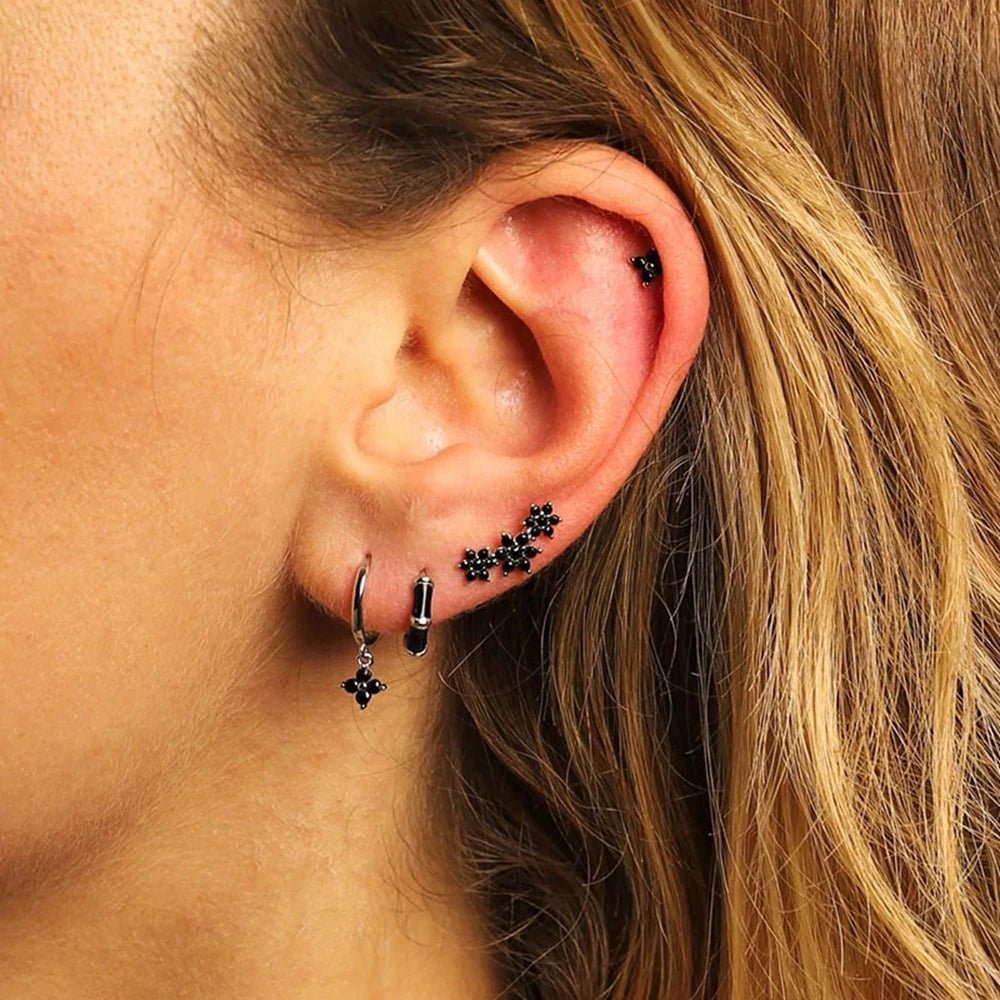 New round 925 Sterling Silver earringsAzizaK