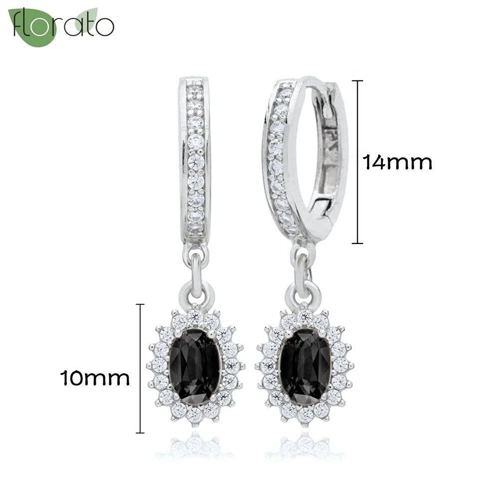 New round 925 Sterling Silver earringsAzizaK