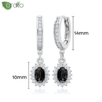 New round 925 Sterling Silver earringsAzizaK