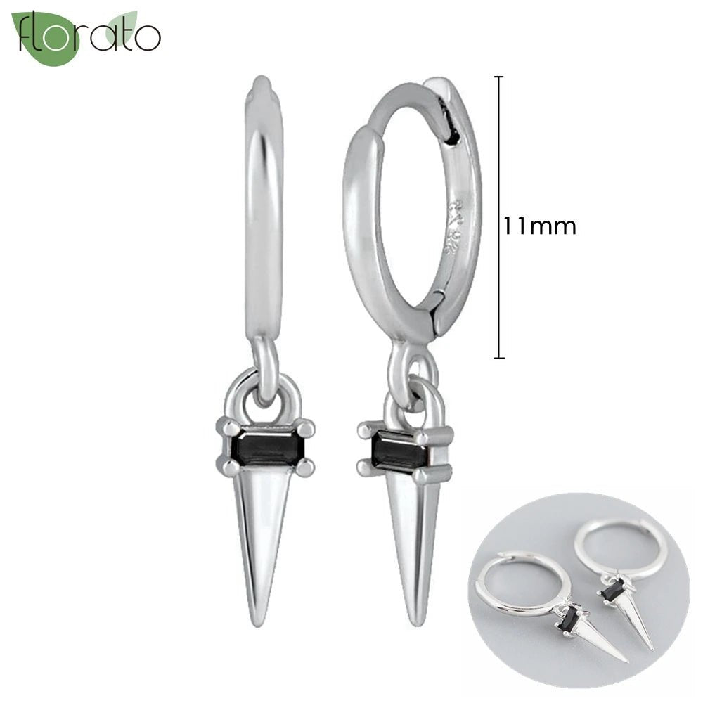 New round 925 Sterling Silver earringsAzizaK