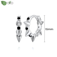 New round 925 Sterling Silver earringsAzizaK