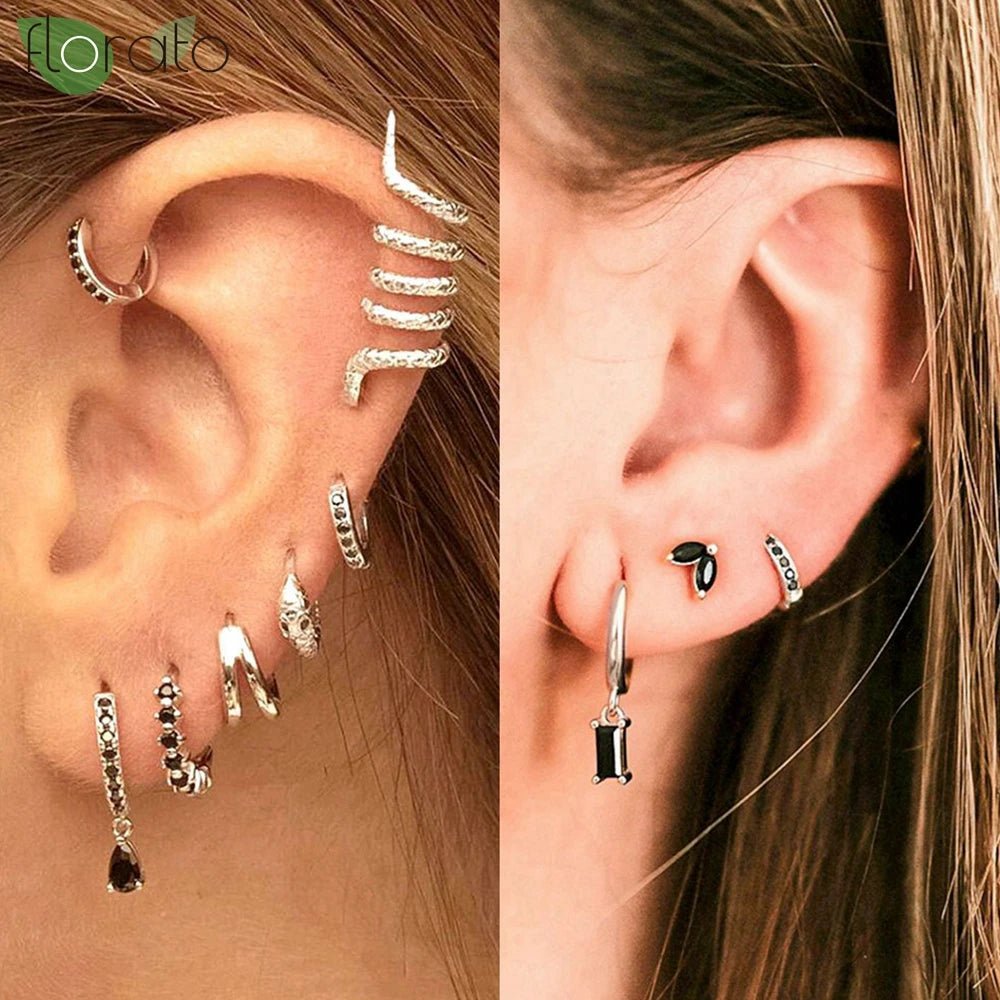 New round 925 Sterling Silver earringsAzizaK