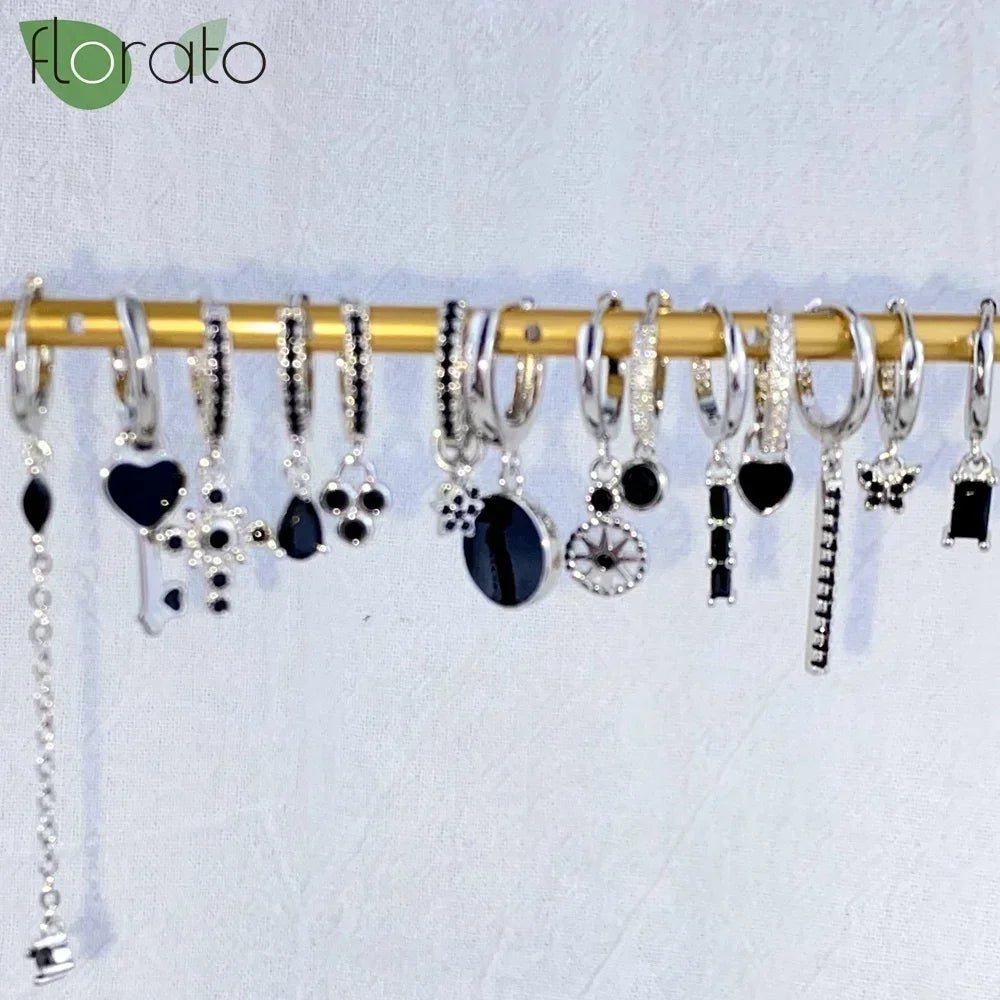 New round 925 Sterling Silver earringsAzizaK