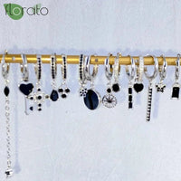 New round 925 Sterling Silver earringsAzizaK