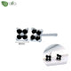 New round 925 Sterling Silver earringsAzizaK