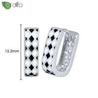 New round 925 Sterling Silver earringsAzizaK