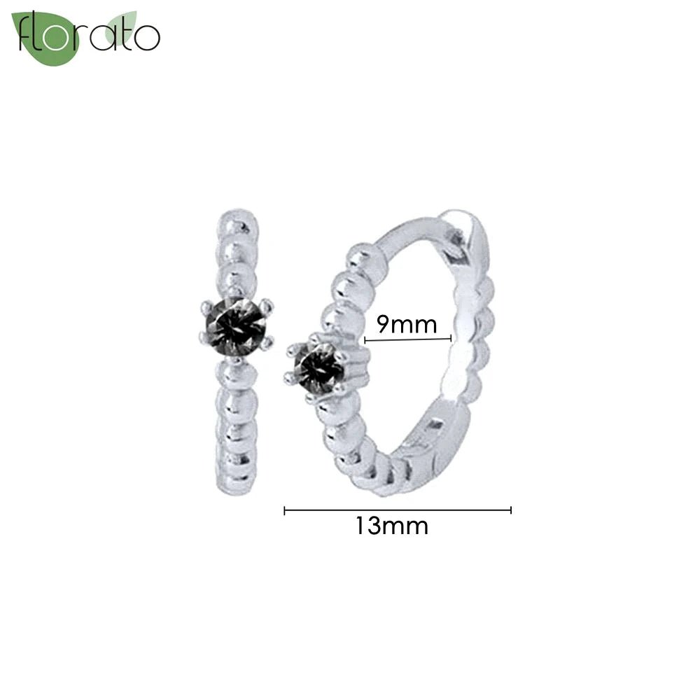 New round 925 Sterling Silver earringsAzizaK