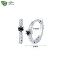 New round 925 Sterling Silver earringsAzizaK