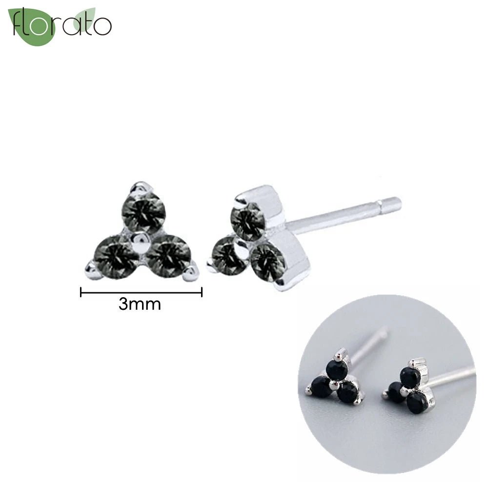 New round 925 Sterling Silver earringsAzizaK