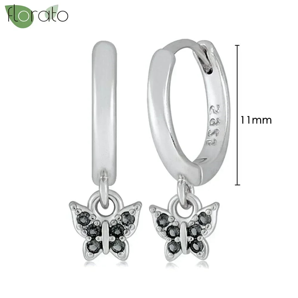 New round 925 Sterling Silver earringsAzizaK