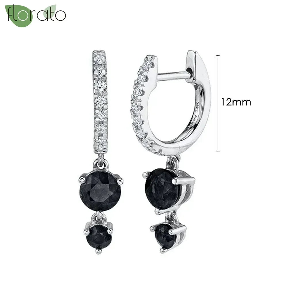 New round 925 Sterling Silver earringsAzizaK