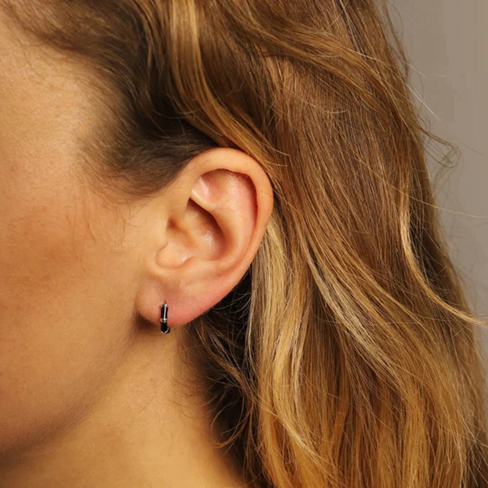 New round 925 Sterling Silver earringsAzizaK