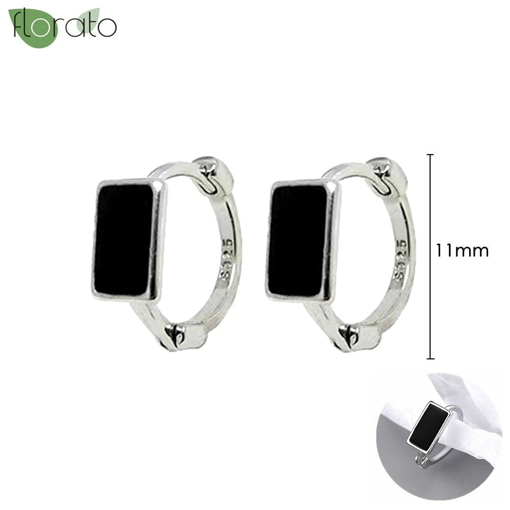 New round 925 Sterling Silver earringsAzizaK
