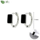 New round 925 Sterling Silver earringsAzizaK