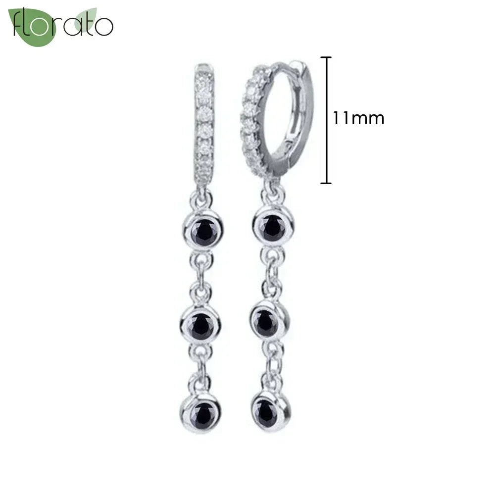New round 925 Sterling Silver earringsAzizaK