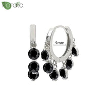 New round 925 Sterling Silver earringsAzizaK