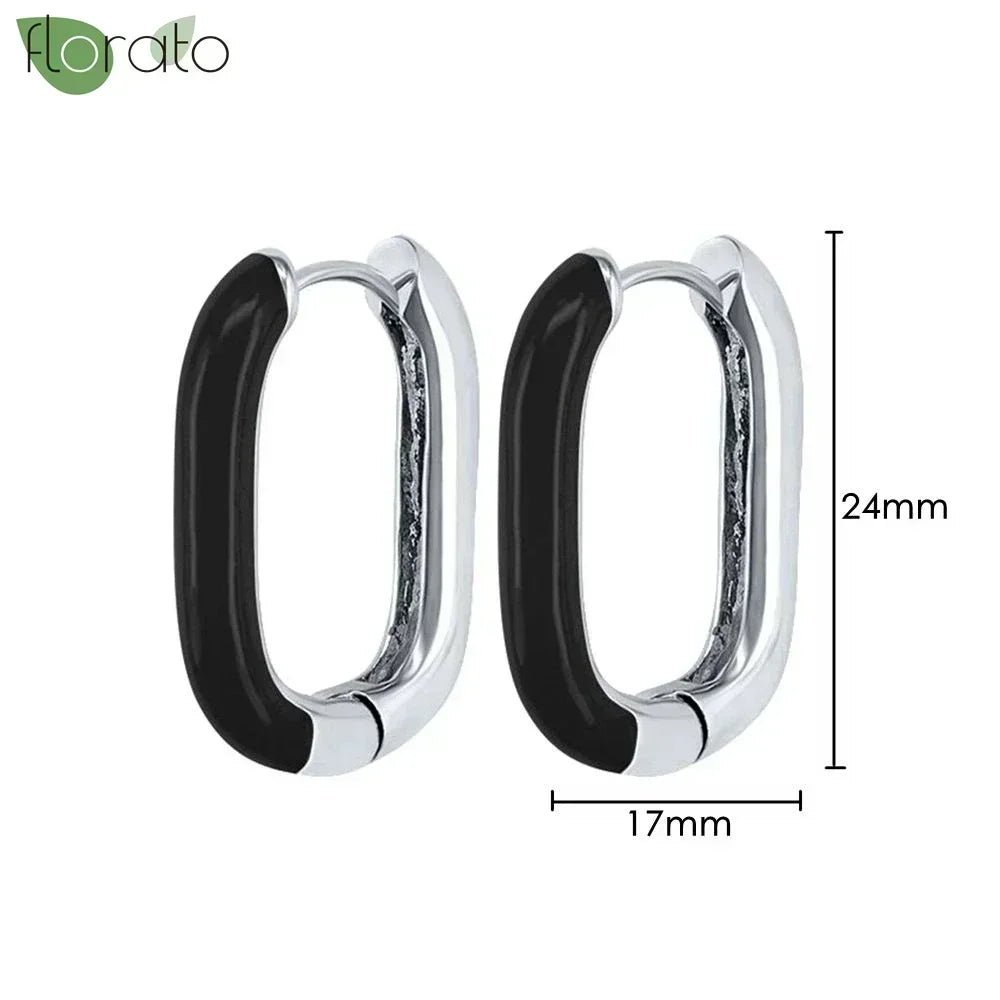 New round 925 Sterling Silver earringsAzizaK