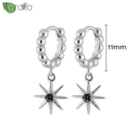 New round 925 Sterling Silver earringsAzizaK