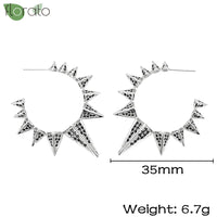 New round 925 Sterling Silver earringsAzizaK