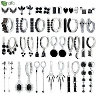 New round 925 Sterling Silver earringsAzizaK