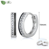 New round 925 Sterling Silver earringsAzizaK