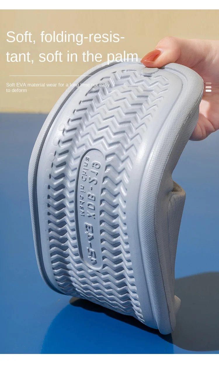 Non - slip, wear - resistant, thick EVA sole, comfortable, bathroom flip - flopsAzizaK