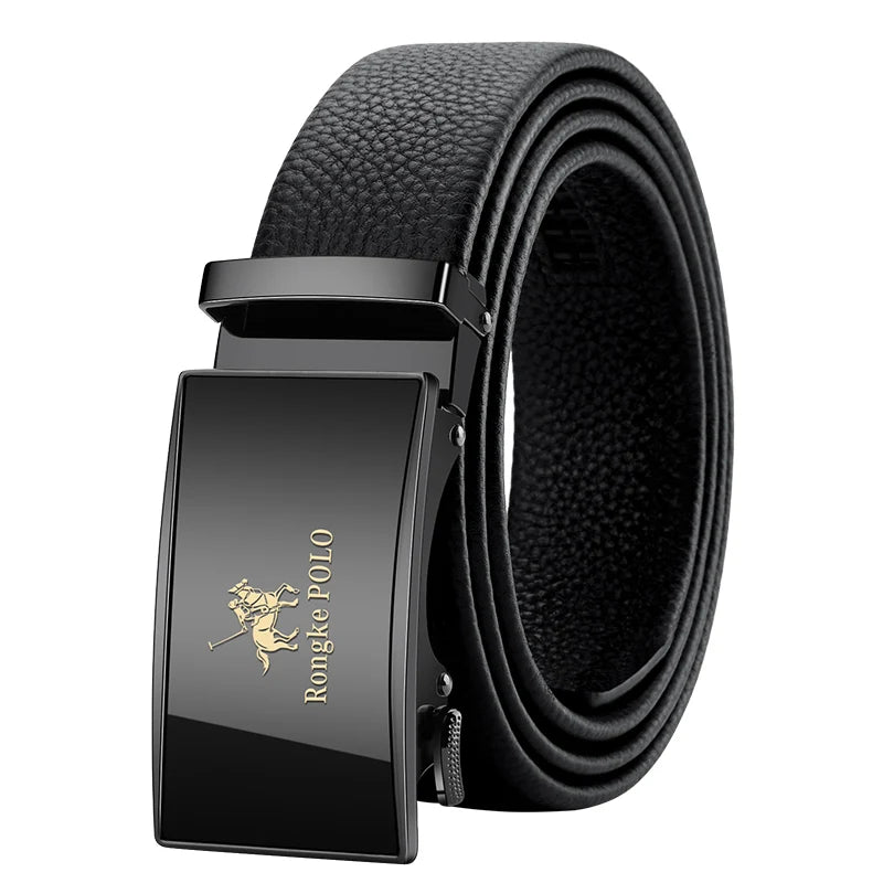 OUYIFAN Men's Belt Genuine Leather Belt for Men Automatic Belts Adjustable Belt Business BeltsAzizaK