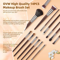 OVW 14 Piece Makeup Brush SetAzizaK