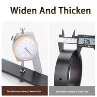 OYIFAN Luxury Automatic Buckle Belt – Geometric Black DesignAzizaK