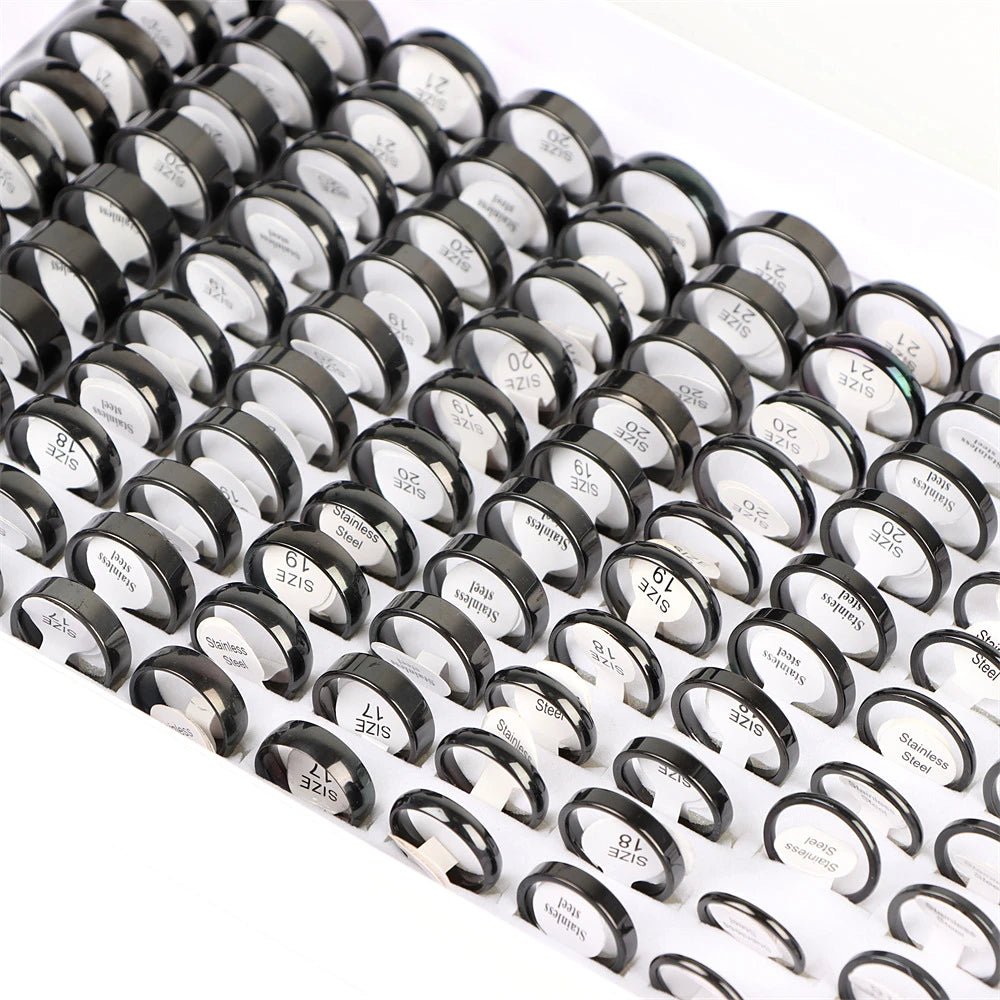 Pack of 20 classic stainless steel ringsAzizaK