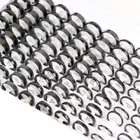 Pack of 20 classic stainless steel ringsAzizaK